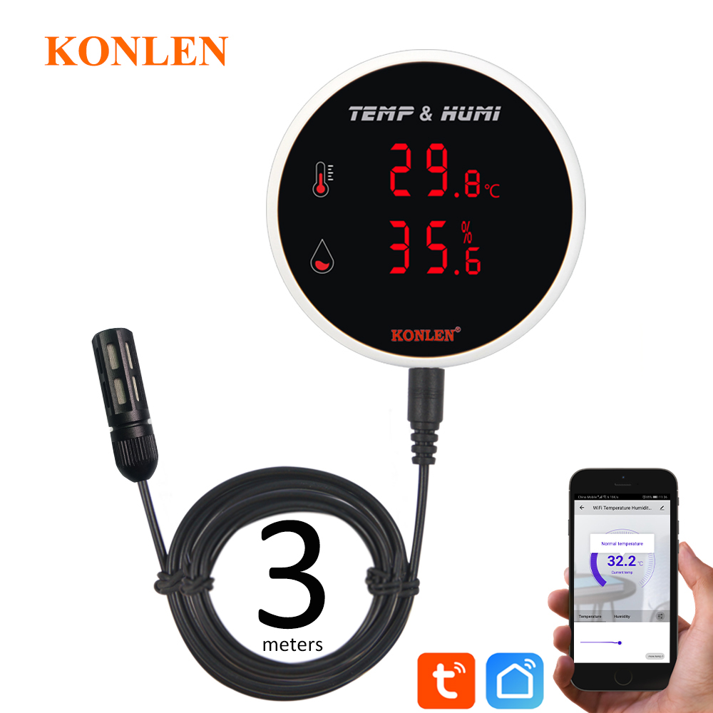 Smart Home Sistem - Tuya WIFI Temperature Humidity Sensor Thermometer
