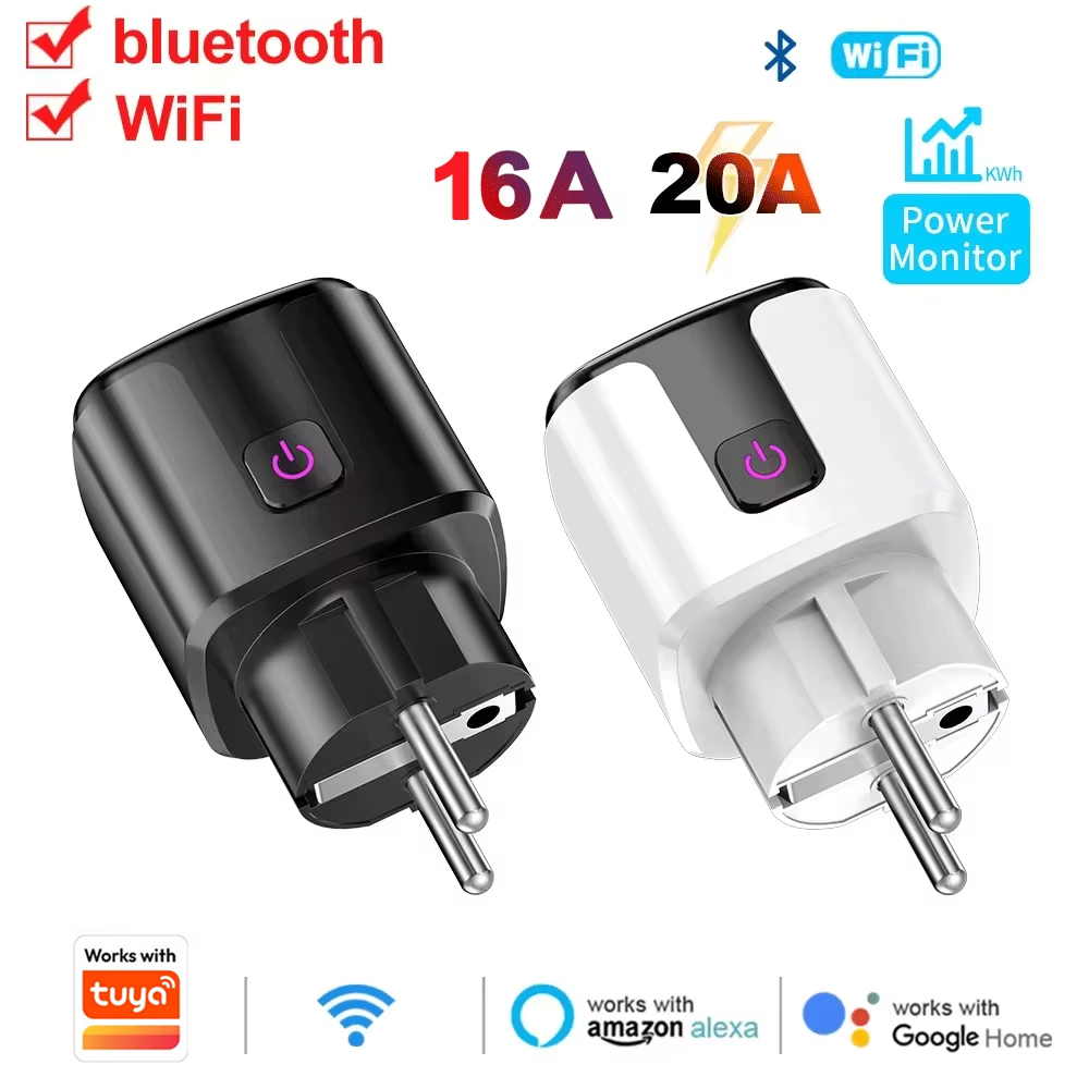 Smart Home Energy Monitor - WiFi EU Smart Socket Plug Work