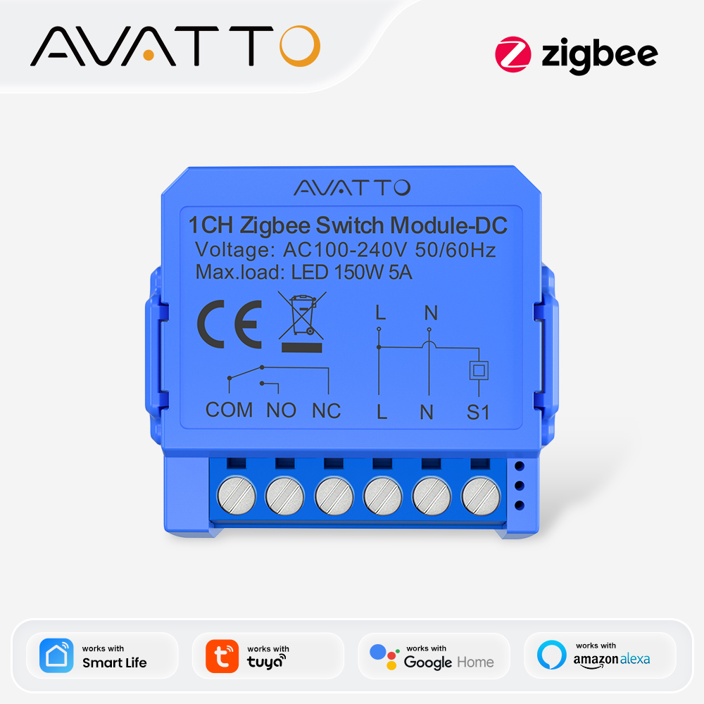 Smart Home Networking - AVATTO WiFi/ZigBee Smart Dry Contact Module