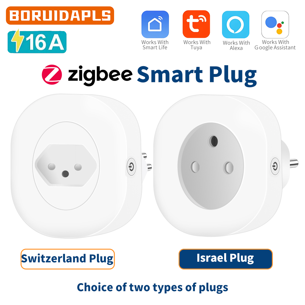 Smart Home Energy Monitor - BORUIDAPLS Switzerland Israel Plug Tuya Smart