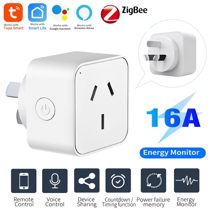 Smart Home Energy Monitor - Tuya Zigbee 3.0 Smart Socket AU