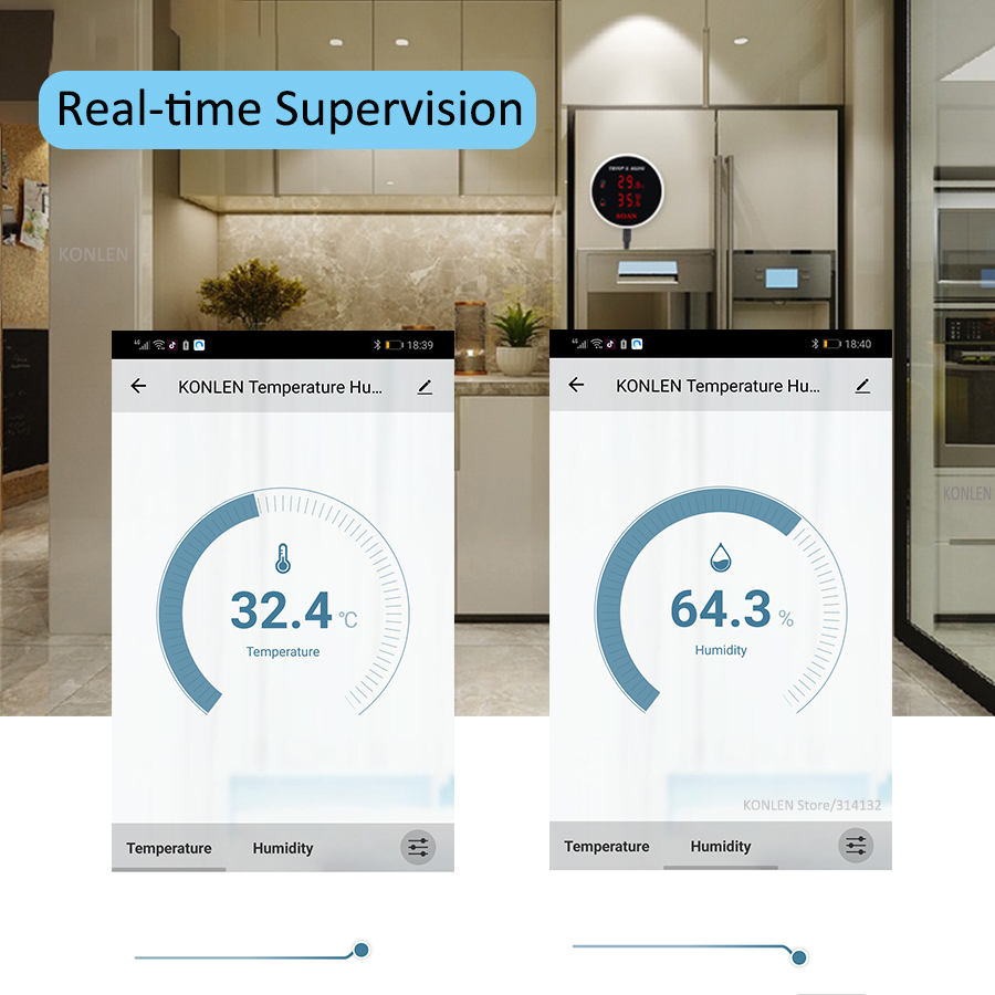 Tuya WIFI Temperature Humidity - đánh giá và giá Smart Home Sistem