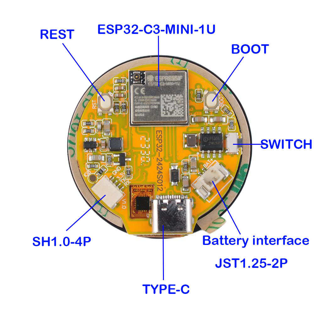 ESP32 Display 1.28 inch ESP32- - đánh giá và giá Smart Home Networking