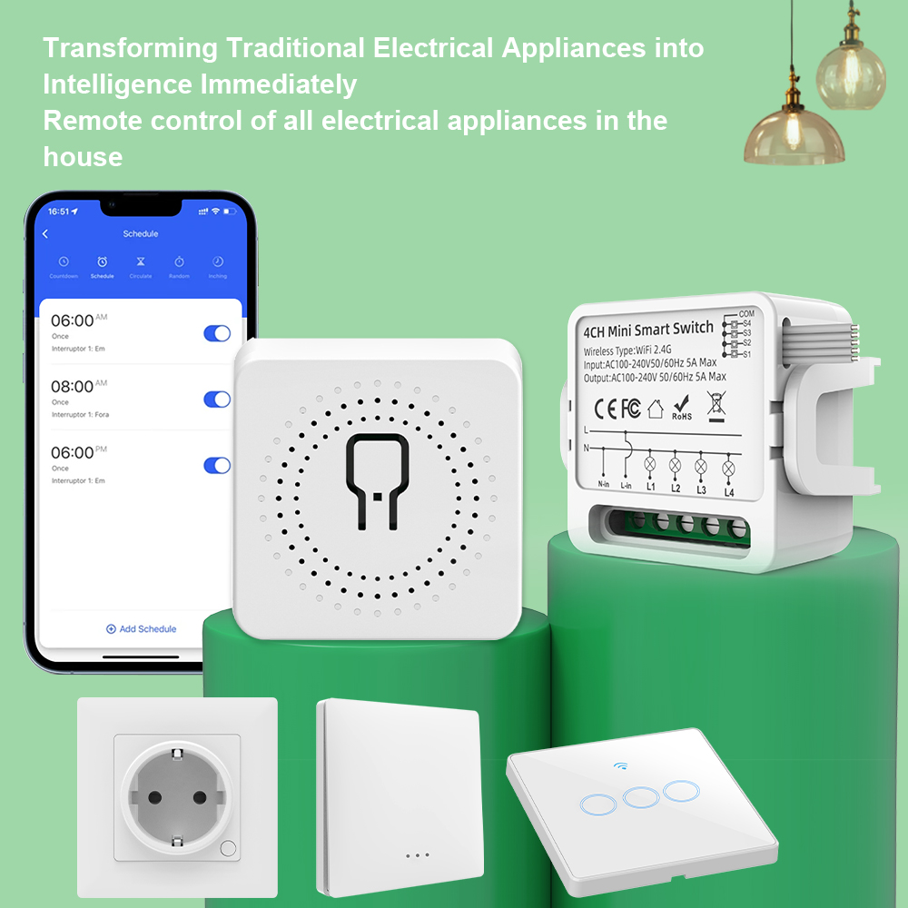 Tuya WiFi Smart Switch 1/2/3/4 - đánh giá và giá Smart Home Networking