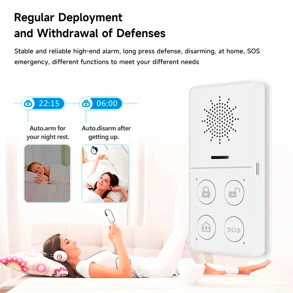 Tuya Wifi Smart Alarm System 4 - đánh giá và giá Smart Home Vimar