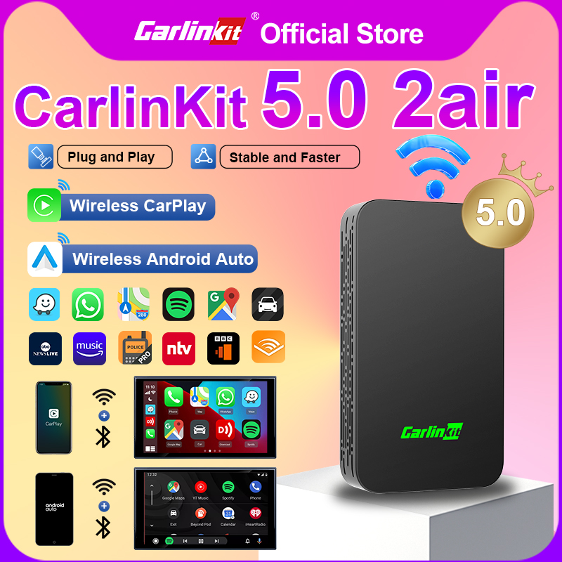 CarlinKit 5.0 Wired to Wireles - đánh giá và giá Smart Home Wiz