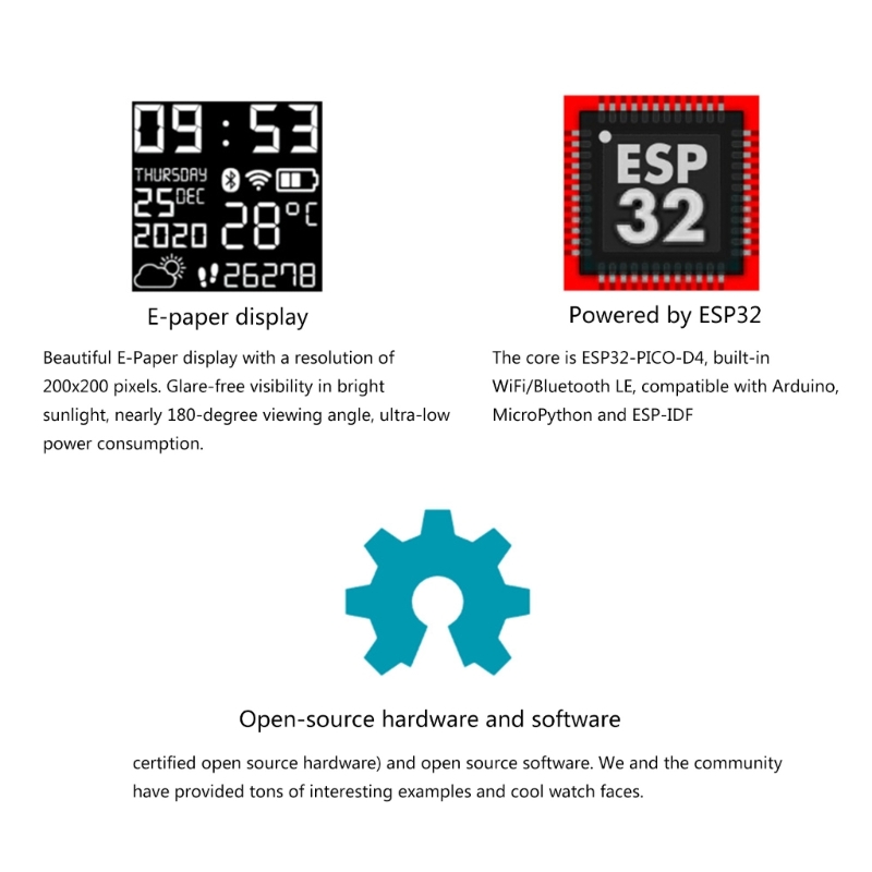 K0EA ESP32 SmartWatch Open Sou - đánh giá và giá Smart Home Open Source