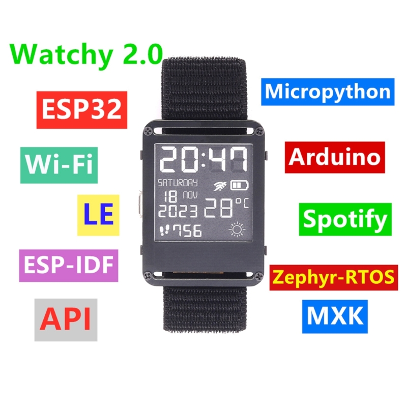 K0EA ESP32 SmartWatch Open Sou - đánh giá và giá Smart Home Open Source
