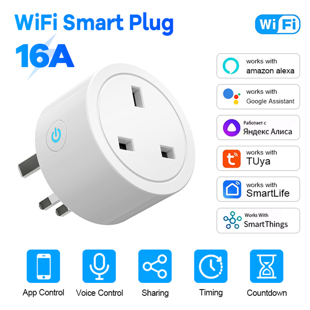 WiFi Smart Plug 16A UK Socket  - đánh giá và giá Smart Home Energy Monitor