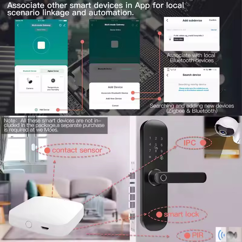 MOES Tuya ZigBee3.0 Smart Hub, - đánh giá và giá Smart Home Vimar