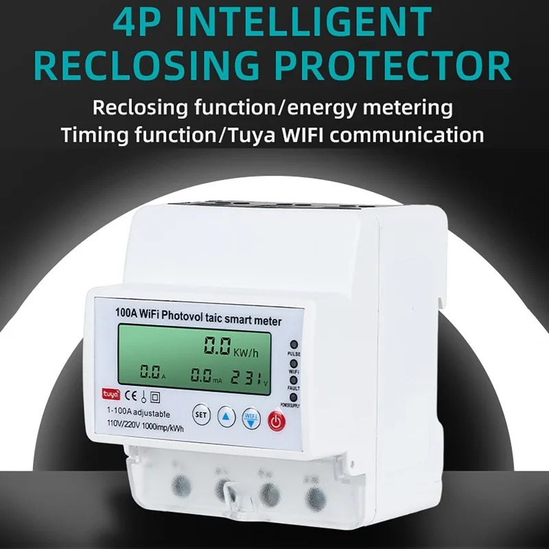 4P 1-100A WiFi Photovoltaic Sm - đánh giá và giá Smart Home Networking
