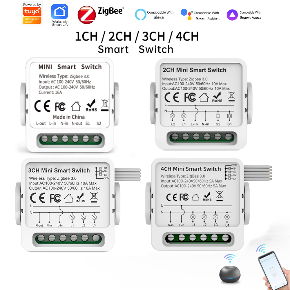 Tuya Zigbee 3.0 Smart Switch 1 - đánh giá và giá Smart Home Z Wave