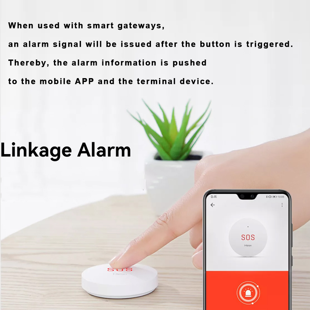 Zigbee Tuya Khẩn Cấp SOS Nút N - đánh giá và giá Smart Home Vimar