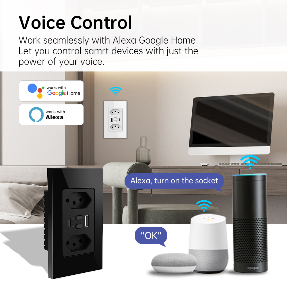 MANHOT Wifi Smart Brazil Socke - đánh giá và giá Smart Home Networking