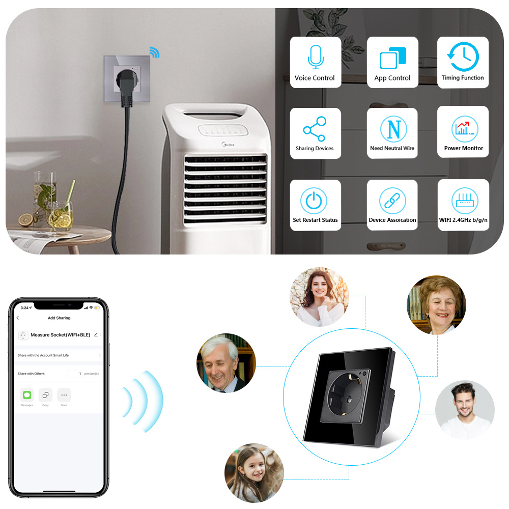 TAWOIA Wifi Ổ Điện Tiêu Chuẩn  - đánh giá và giá Smart Home Energy Monitor
