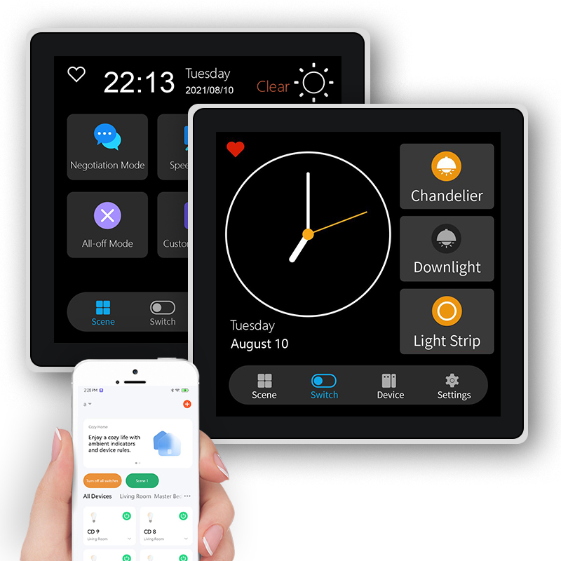 FUERS 4 Inch Touch Screen Mult - đánh giá và giá Smart Home Z Wave