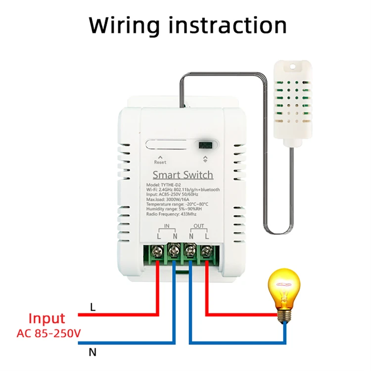Work with Tuya 16A 3000W WiFi  - đánh giá và giá Smart Home Energy Monitor