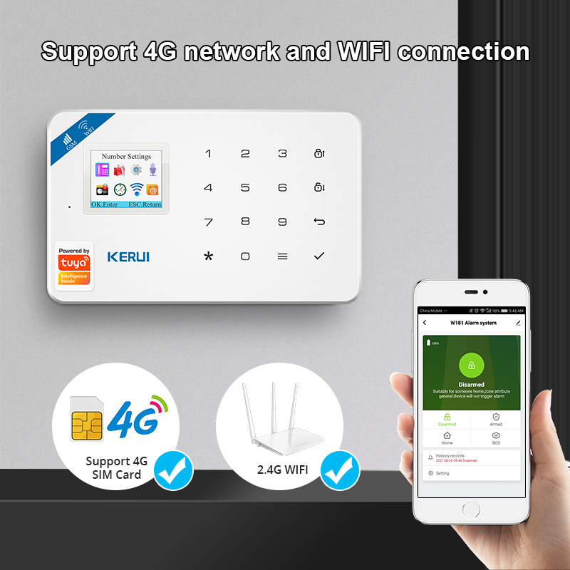KERUI Security Alarm System Ki - đánh giá và giá Smart Home Vimar