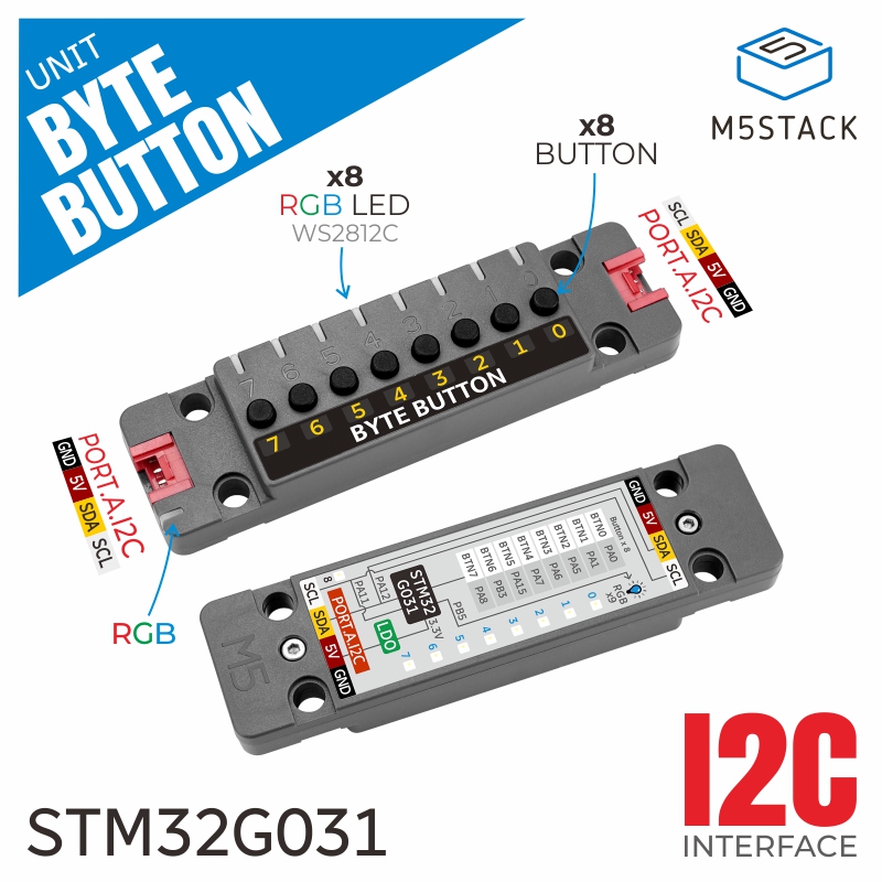 M5Stack Official Unit ByteButt - đánh giá và giá Smart Home Sistem