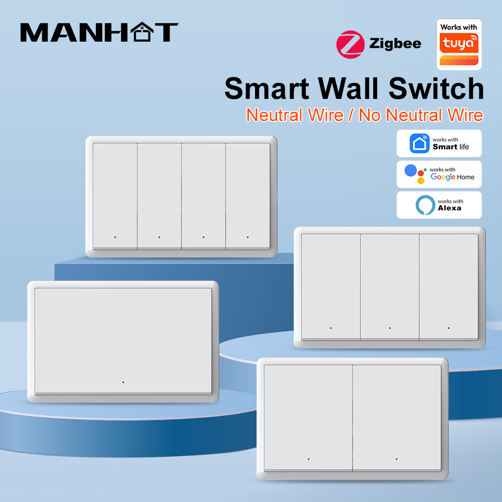 MANHOT ZigBee3.0 Smart Switch  - đánh giá và giá Smart Home Z Wave
