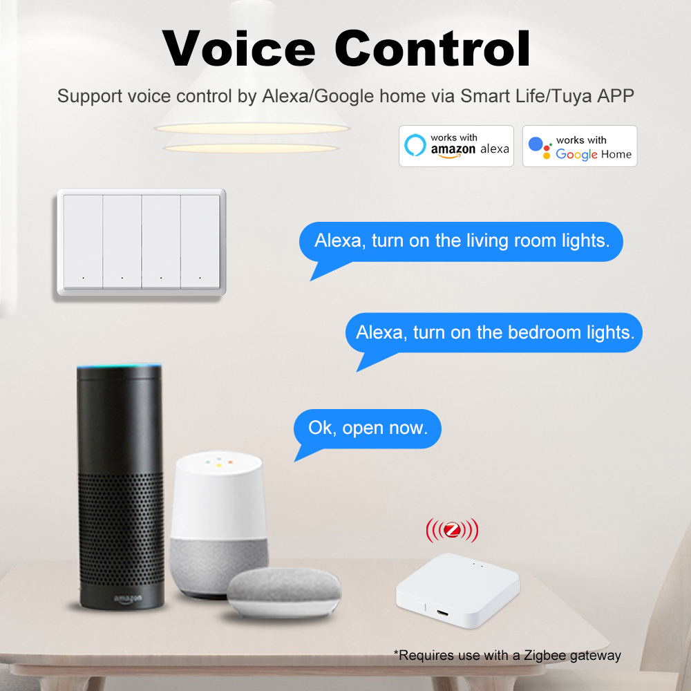 MANHOT ZigBee3.0 Smart Switch  - đánh giá và giá Smart Home Z Wave