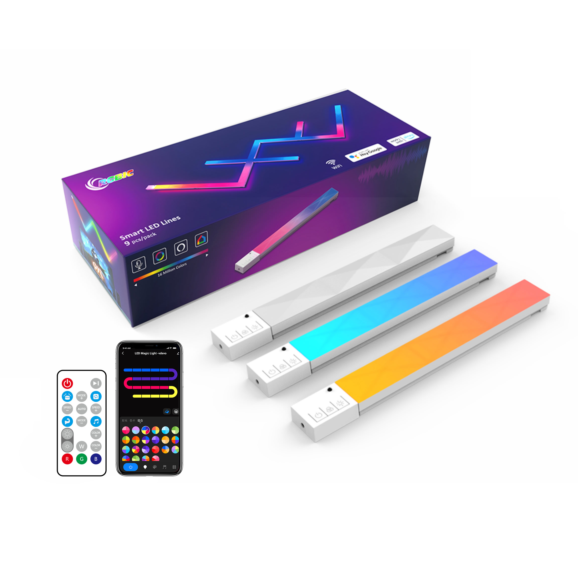 EE1 Splicing WiFi Music LED St - đánh giá và giá Smart Home Diy