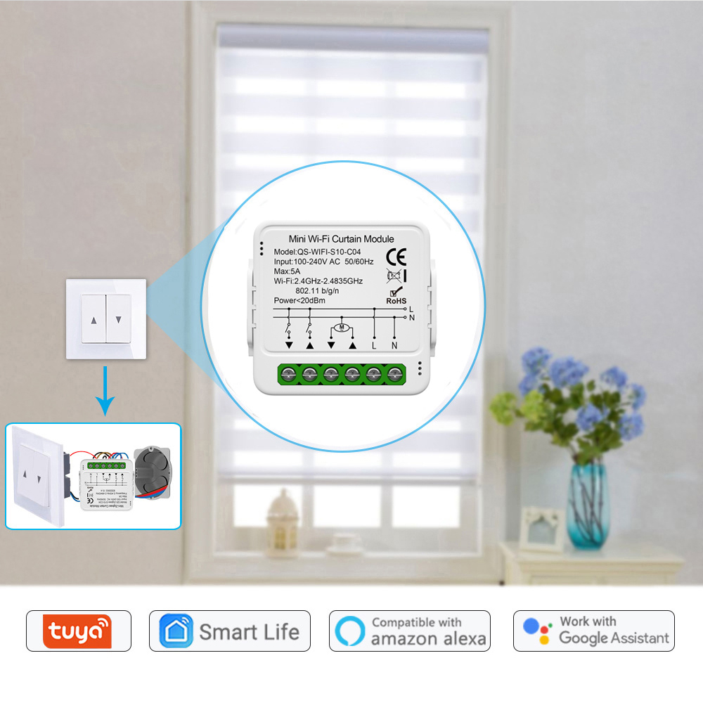 Tuya WiFi Zigbee Smart Curtain - đánh giá và giá Smart Home Z Wave